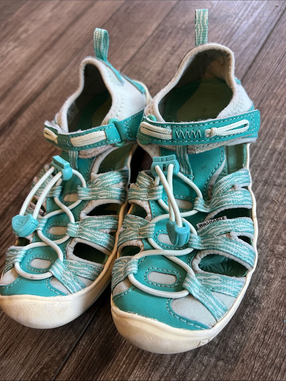 Keen Kids Teal and White Sandal
